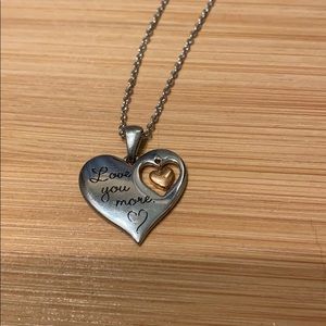 Love you more necklace